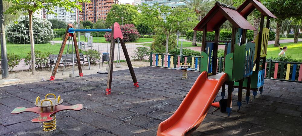 Parque infantil del Jardín del Túria